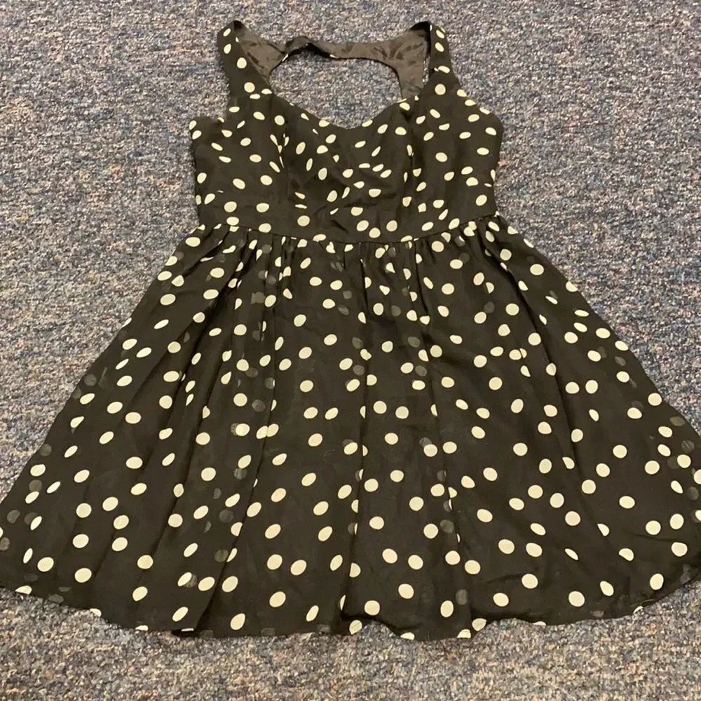 Wet Seal Polka Dot Chiffon Dress sz. M